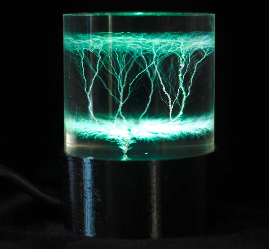 Parabolic Reflector Base for Lichtenberg Figure